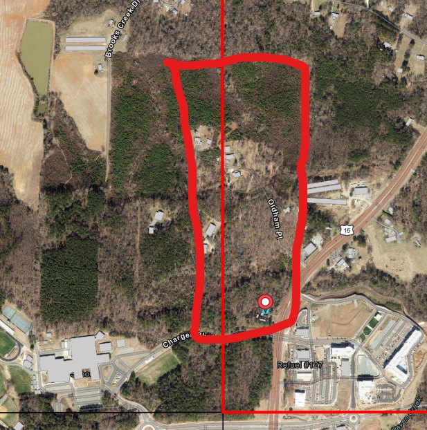 FEMA and state flood mapping across the site